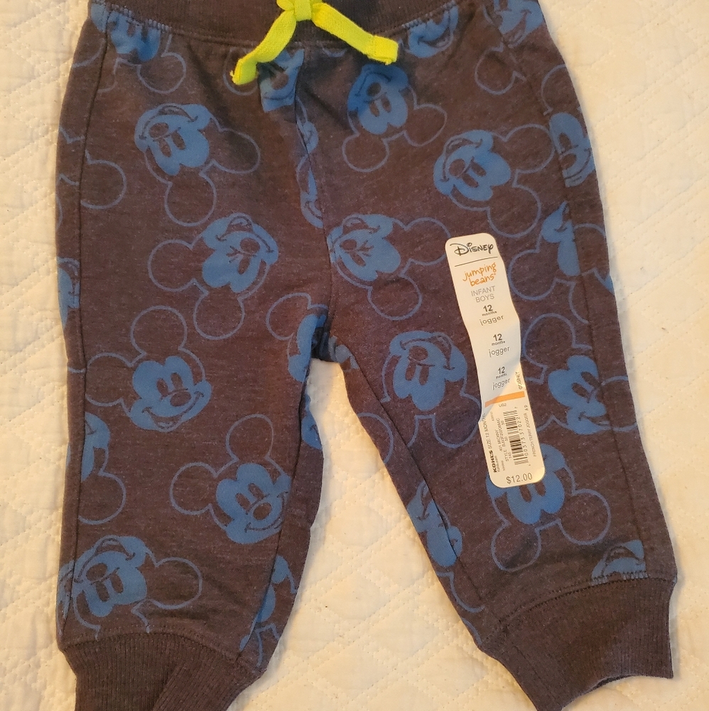 3/$25 New Disney Mickey Mouse Jogger